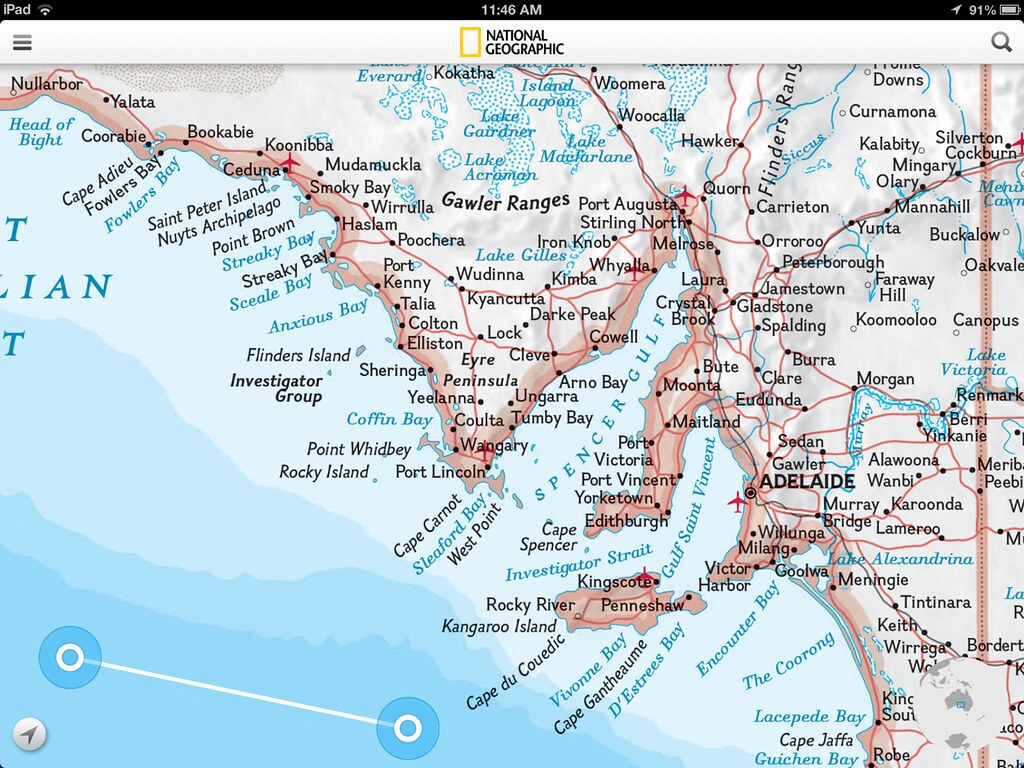 An example of a good reference map for iPad use Nat Geo. W… | Flickr