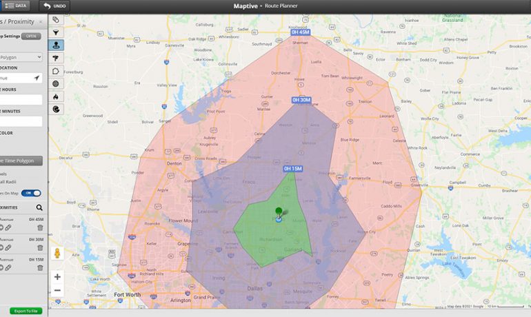 Commute Time Maps