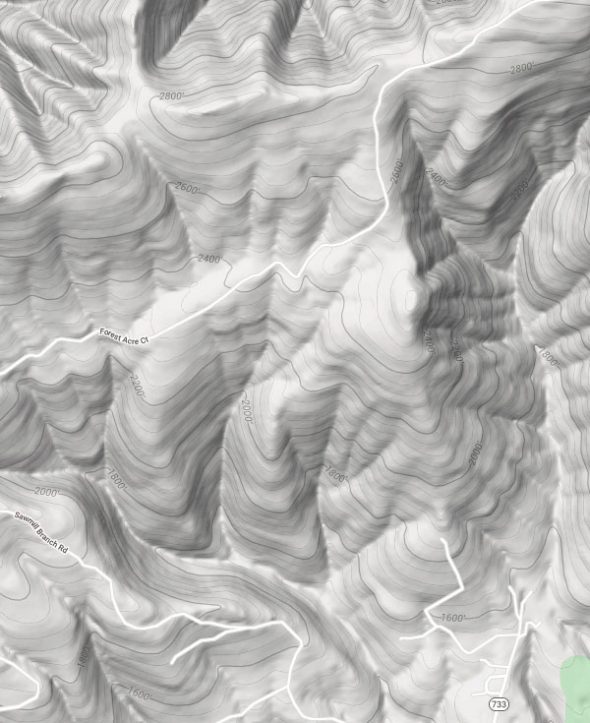 Contour Map Elevation