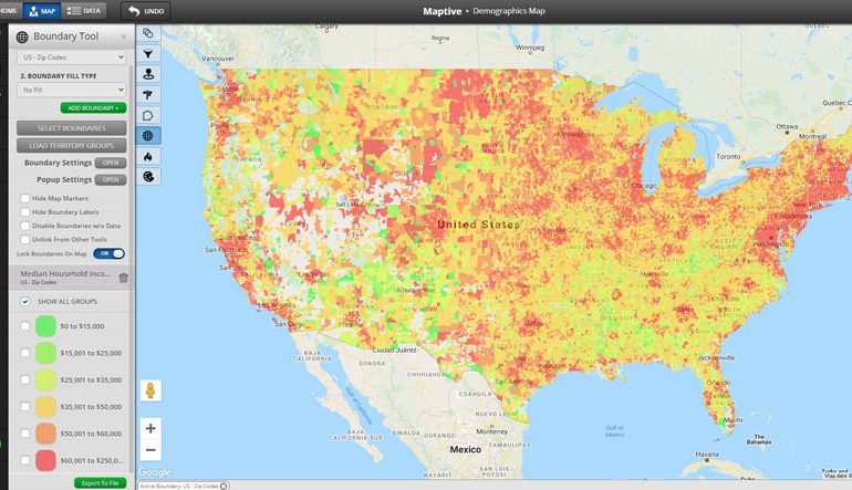 Demographics Data Mapping