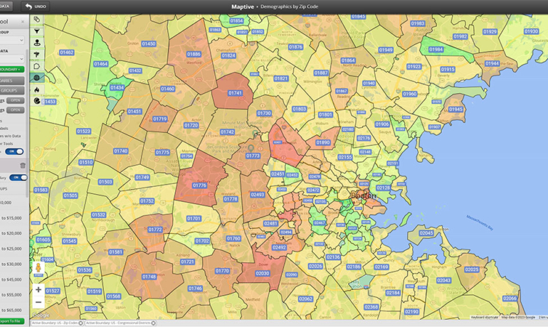 Political Campaign Demographics Mapping