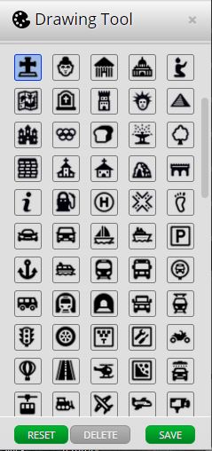 Drawing Tool Icons