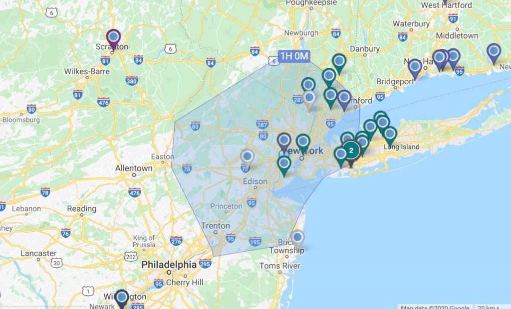 Short Commute Times - Buffalo New York - Maptive Blog