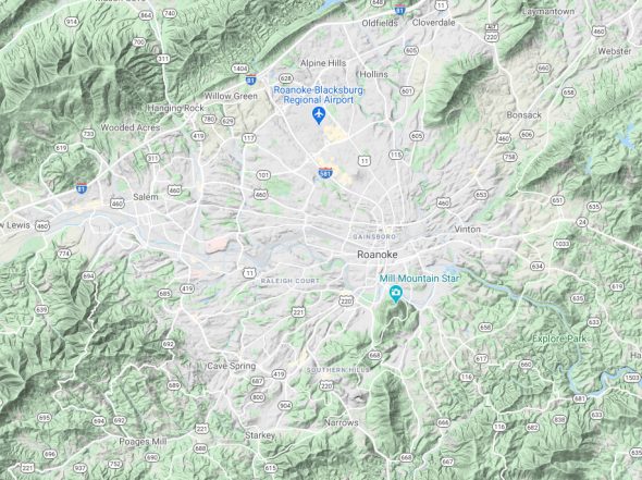 Elevation Change Map