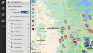 Map Marker Grouping Tool