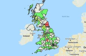 UK Boundary Map - Sales Mapping Software