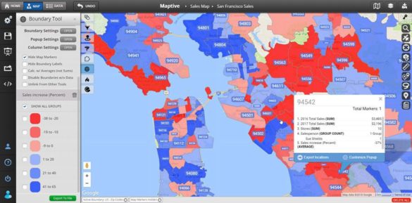 Density Map - Boundary Map Tool