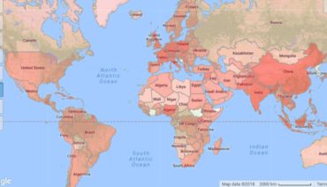 Mapping Software for Academics - World Map