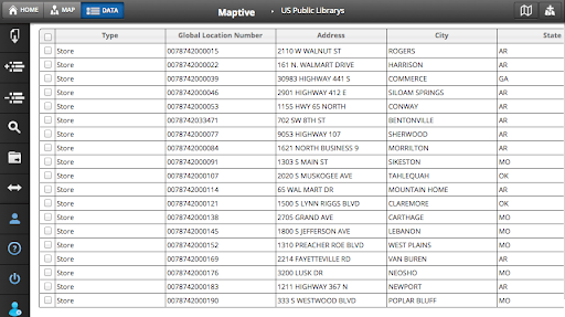 Sales Data Analysis - Maptive Data View