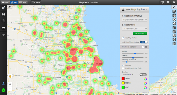 Types of Geographic Heat Maps