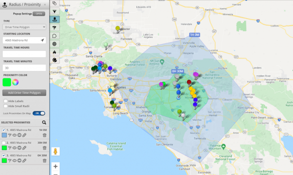 Travel Time Maps